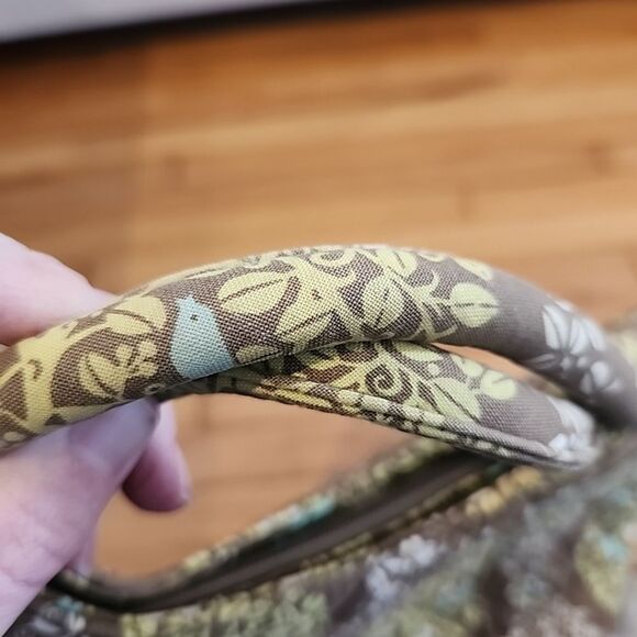 Vera Bradley Tote Purse birds in a Tree All Over Print Quilted Handbag - Picture 7 of 7